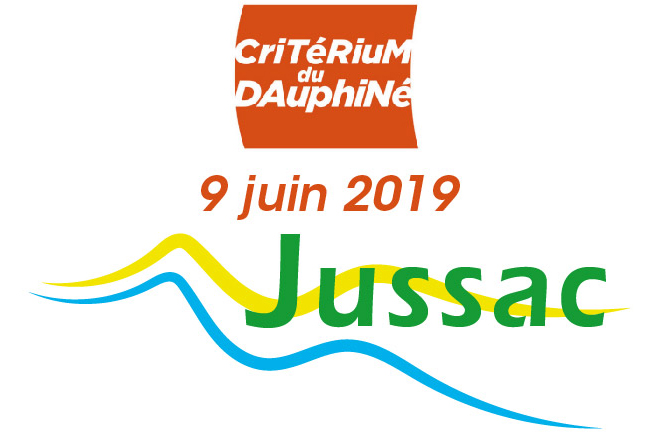 Logo Ville Jussac critérium du dauphiné 2019